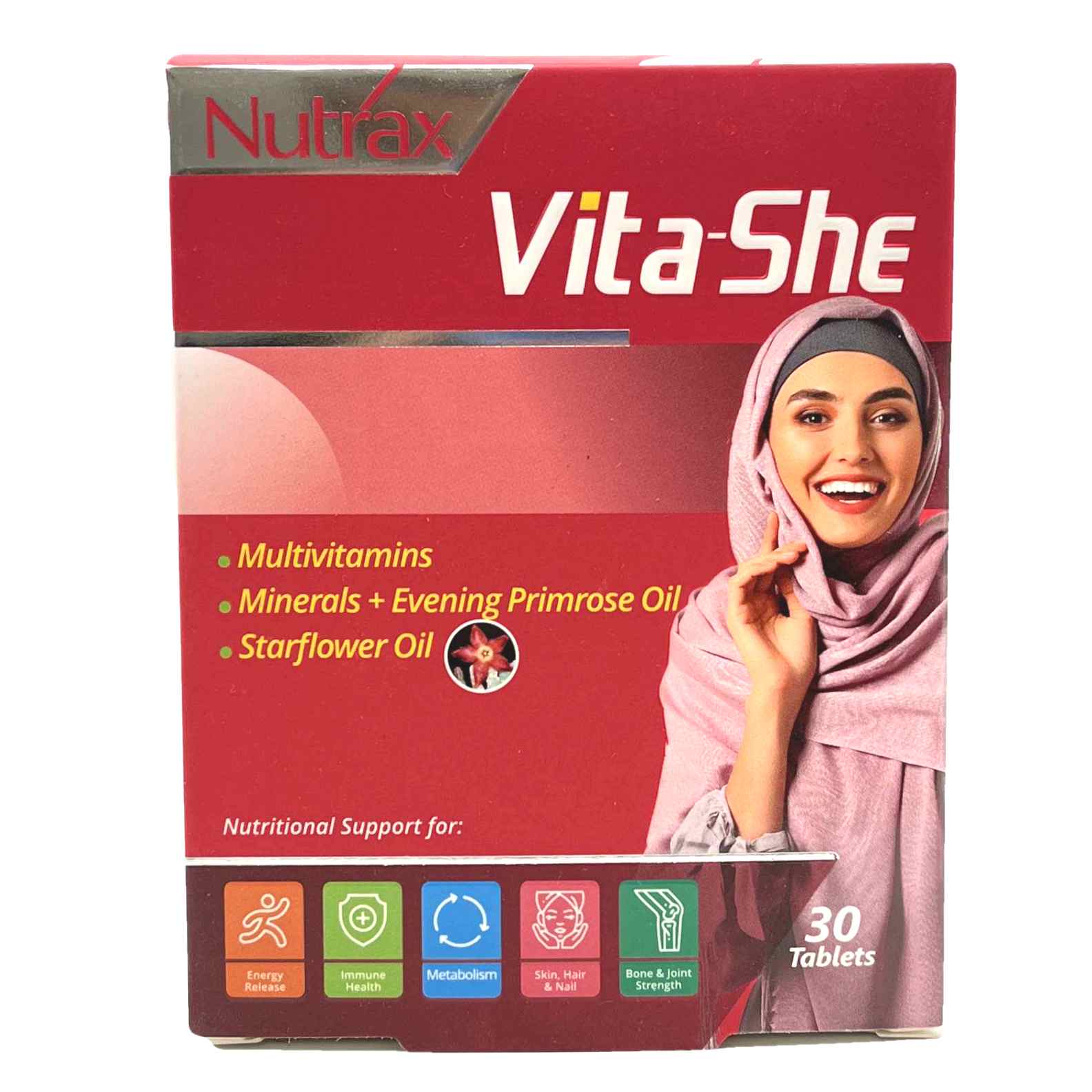 قرص مولتی ویتامین بانوان وایتا شی نوتراکس Nutrax Vita she